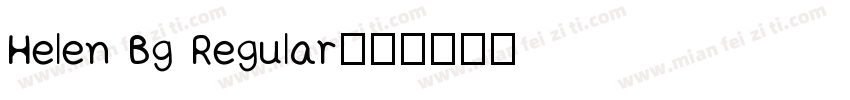 Helen Bg Regular字体转换